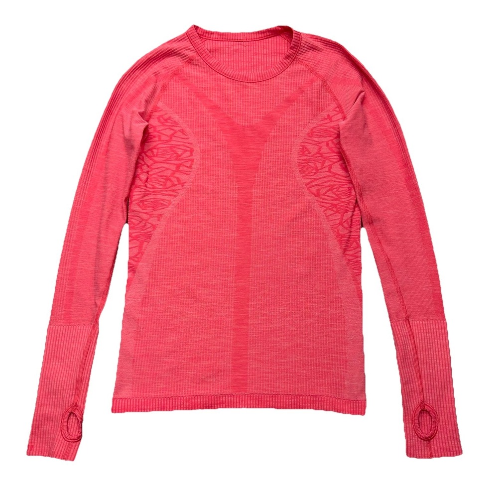 Lululemon Rest Less Pullover Heather Boom Juice Pink Long Sleeve Women's Size 6?
